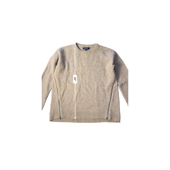 J.Crew Brown Side Zip Wool Sweater Size XS - Picture 2 of 7